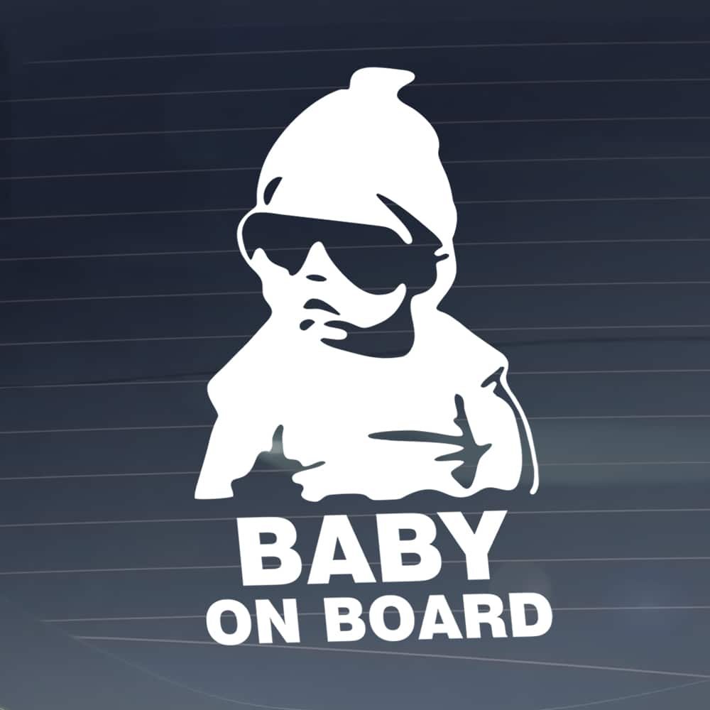Baby on Board Aufkleber - lustiger Babyaufkleber